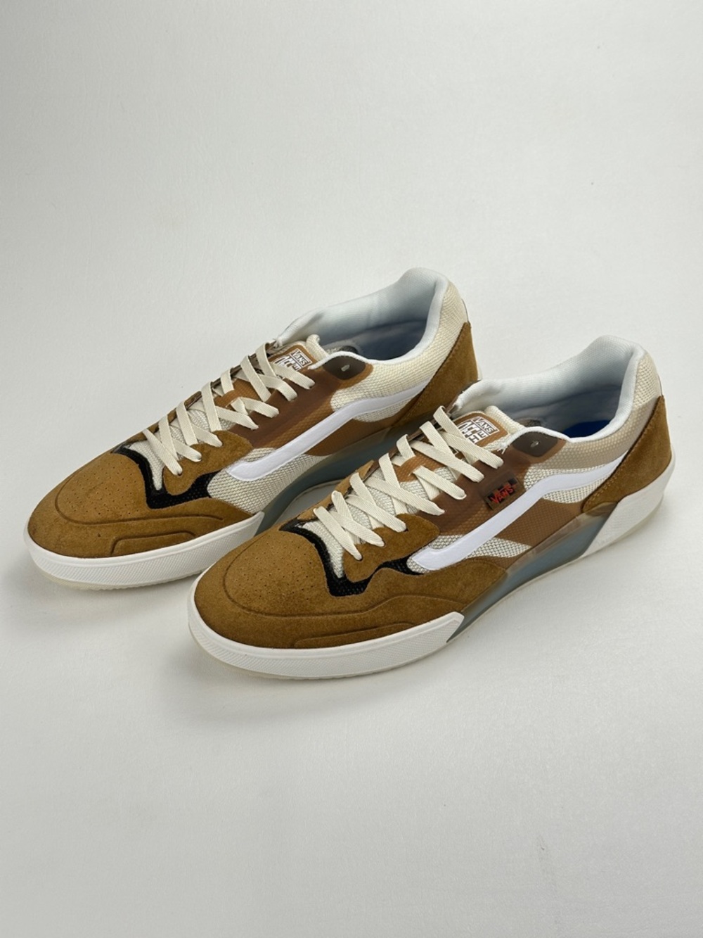Vans Skate AVE 2.0 Brown White Skate Shoes Men 11.5 Women 13 New